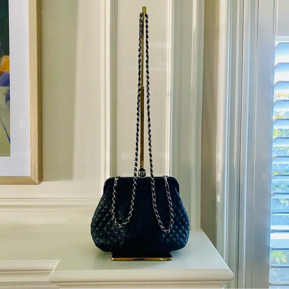 Brighton Black Quilted Lady Edith Handbag - Picture 11 of 13